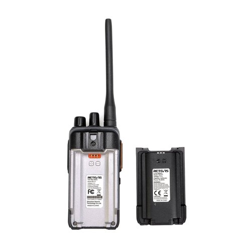 Retevis RB17V MURS Radios, 2 Way Radios Long Range,4400mAh Hunting Walkie Talkies Rechargeable, License Free, Local Alarm,Two Way Radios for Skiing Camping Hiking (4 Pack)