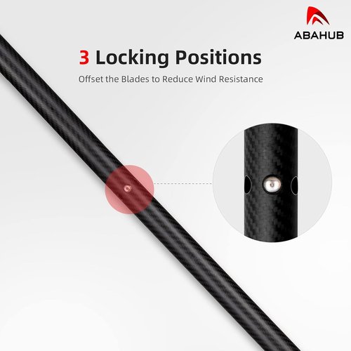 Abahub Carbon Kayak Paddles - 90.5-Inch Lightweight Oars with Free Paddle Leash | Multiple Colors Available