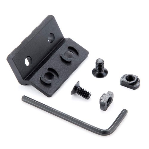 LEGEED Offset Light/Optic Picatinny Rail Mount 3-Slot Black