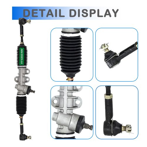FIXHAWK EZGO RXV Steering Rack, Golf Cart Steering Gear Box Assembly Fit for EZGO RXV 2008-Up Gas & Electric Golf Carts ，Replace OEM# 601500 618329
