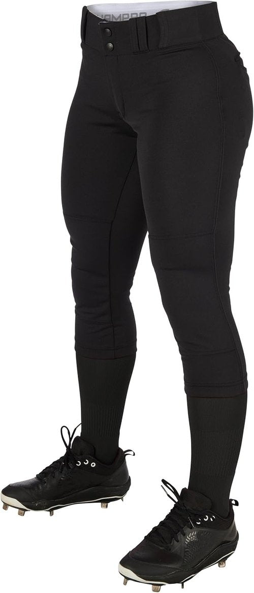 Champro Girls' Low-Rise Softball Pants - Comfortable Tournament Fit | Durable Fabric, Multiple Sizes
