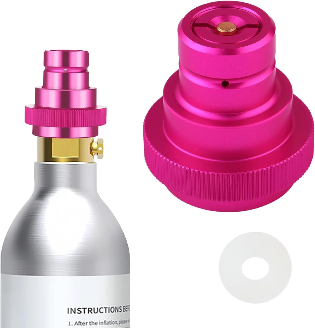 Quick Connect CO2 Cylinder Adapter - Fitting for Sparkling Water Makers | Compatible with DUO ART TERRA GAIA