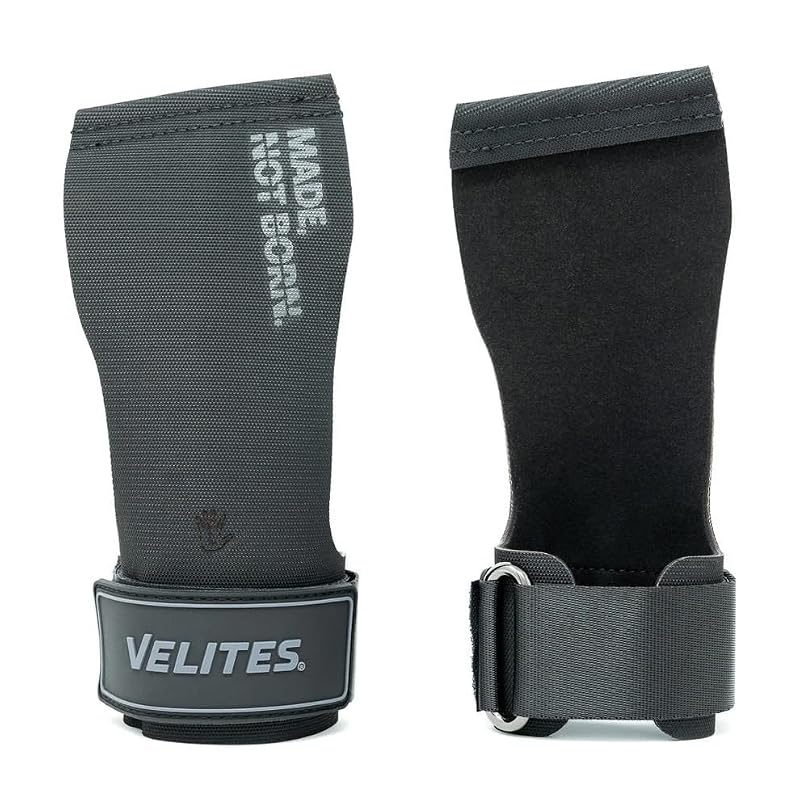 Velites All Terrain Crossfit Hand Grips No Holes - Large, Black