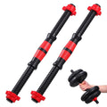 2Pcs Dumbbell Bars for Gym – 40cm Weight Lifting Bars with Knurl Grip