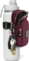 Gym Water Caddy - Phone Holder & Water Bottle Sleeve Bag with Pocket for Cards & Keys