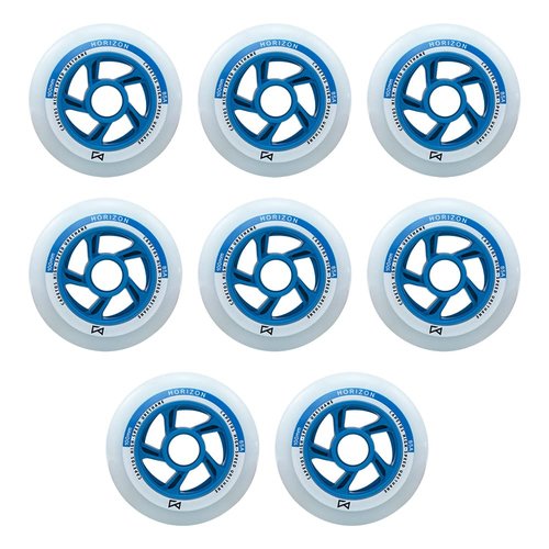 Capetos 85A Inline Speed Skating Wheels, Racing Wheels for Training and Competition, 100 mm (Set of 8)