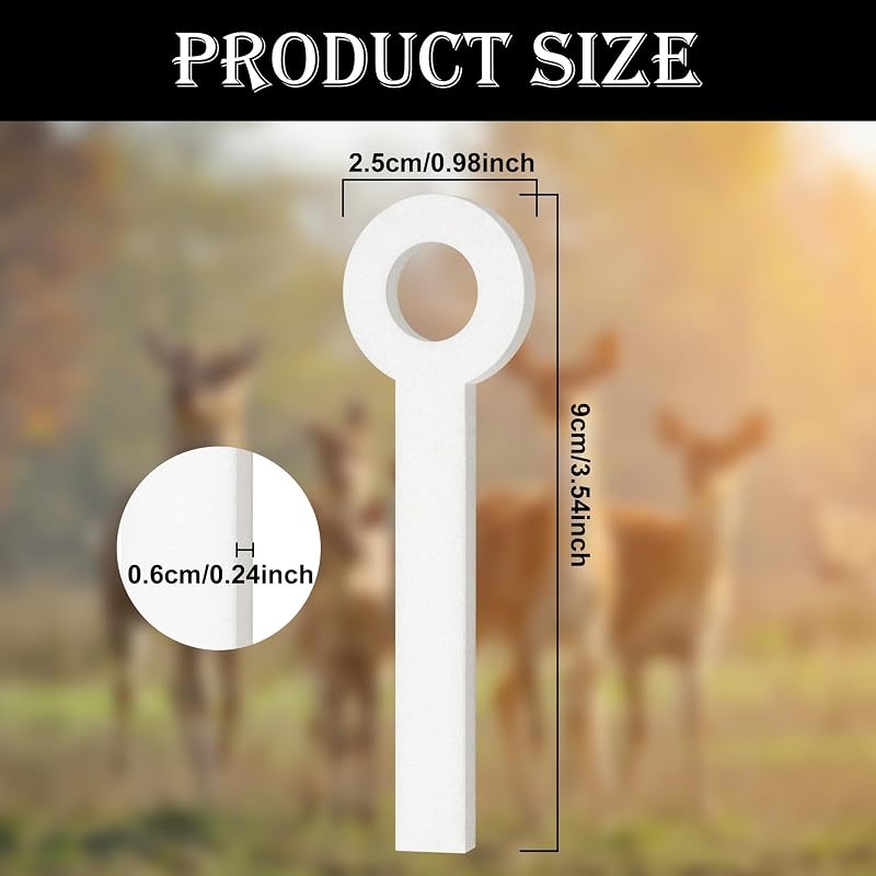 60 Pcs Deer Urine Wicks - Buck & Doe Estrous Attractant for Hunting