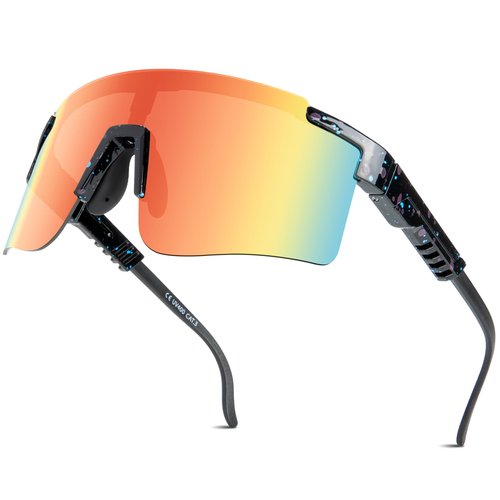 ROIBEAO Upgrade Cycling Glasses for Men Women, UV Protection Sports Sunglasses for Baseball Running Softball Driving Fishing Glof, Cycling Sunglasses Youth Adults for Mountain Bike Outdoor Sport