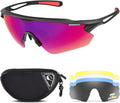 Skiennix Cycling Glasses - TR90 Unbreakable Frame with Polarized Anti-UV400 Lenses