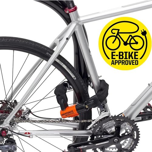 Kryptonite Evolution 1055 Mini Bike Chain Lock - 1.8 Feet Long Heavy-Duty Anti-Theft Steel Chain for E-Bike, Motorcycle, Scooter, Bicycle, Fence