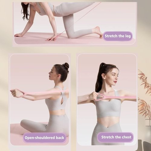 Figure 8 Fitness Resistance Band - Versatile Workout Bands for Arm, Back & Shoulder Training | Ideal for Yoga & Pilates