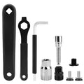 Oumers Bike Crank Puller Tools Set, Bike Crank Arm Remover + Bottom Bracket Removal + Spanner Wrench + Hexagonal Wrench + Bicycle Crank Arm + hex Head Crank arm Bolts for Repair Bike