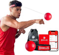 Boxbollen® Boxing Reflex Ball - App-Connected Punch Counter for Hand-Eye Coordination - Perfect Gift for All Ages