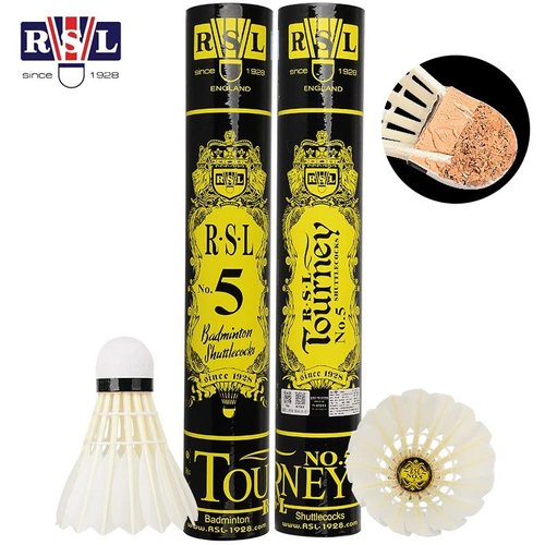 RSL No.5 Tourney Badminton Shuttlecock Birdy 12-Pack (speed-77)