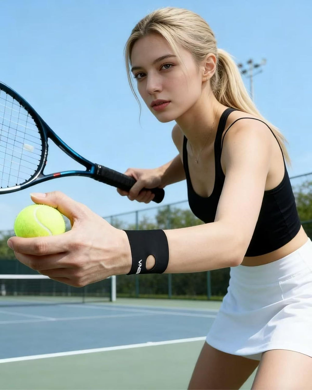 Skiennix Lightweight Wrist Brace - Ideal for Tennis, Golf & Pickleball | Ambidextrous Design
