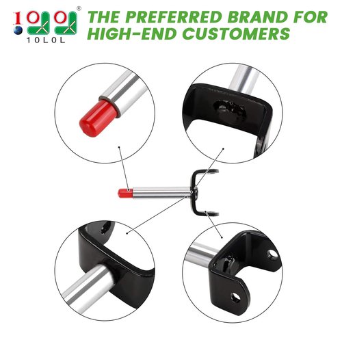 10L0L Golf Cart Front End King Pin Repair Kit for Club Car DS 1981-Up,OEM# 1016386 1010150 1016389 8067 7048 (2 Pack)