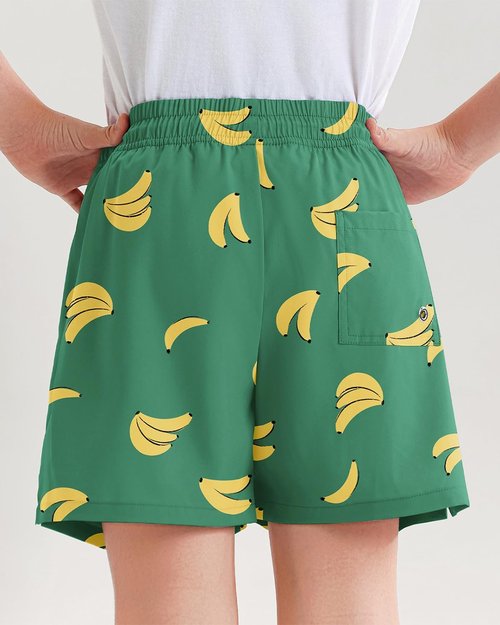 Century Star Boys Swim Trunks - Quick Dry Bathing Suit with Compression Liner | Sizes 7-14 Years