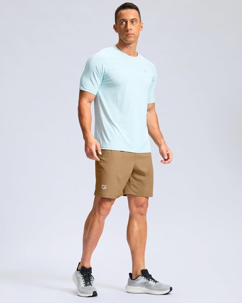 G Gradual Men's Athletic Running Shorts - Quick Dry with Zipper Pockets | Available in 5", 7", 9" Sizes