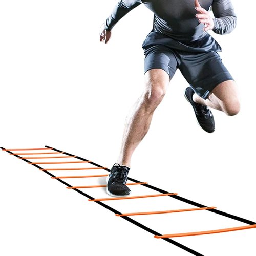 GHB Pro Agility Ladder - 12 Rung Speed Training Ladder | 20ft with Carrying Bag