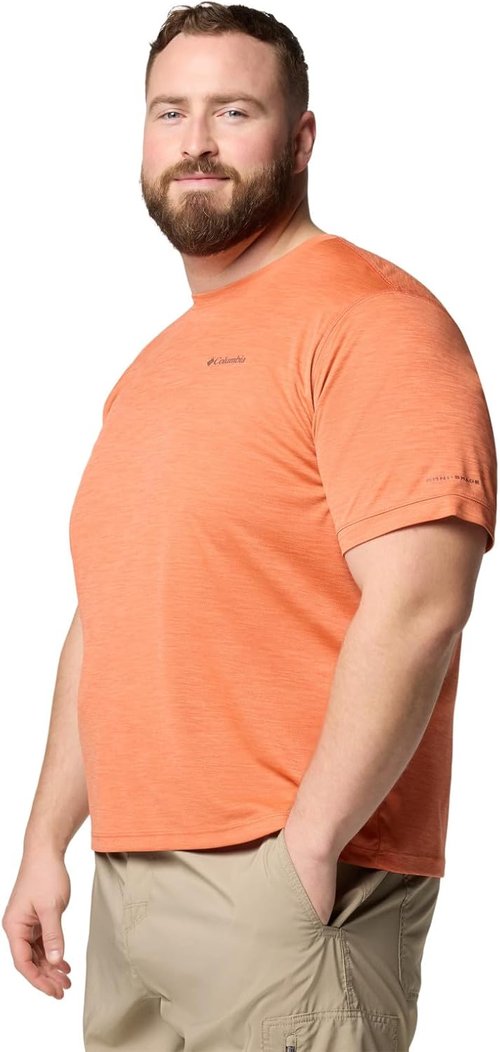 Columbia Men's Sage Peak Knit Crew - Comfortable Short Sleeve T-Shirt for Everyday Wear