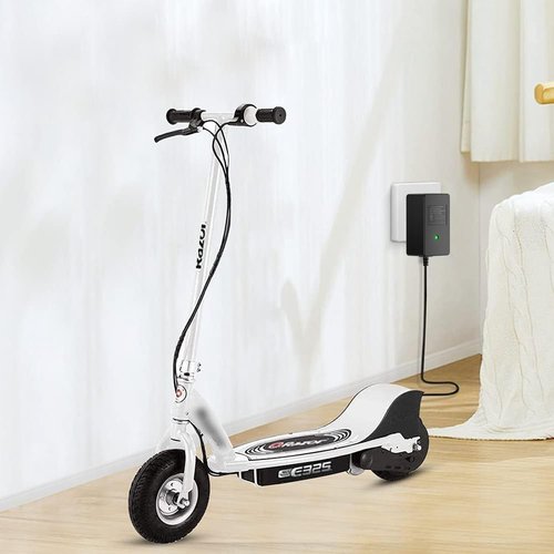 24V Electric Battery Charger for Razor MX350 Dirt Bike Scooter, MX400 Dirt Rocket, E300, E200, E100, Dirt Quad, Pocket Mod, Moped, Motorcycle, Go Kart, 4 Wheeler, 6.6FT