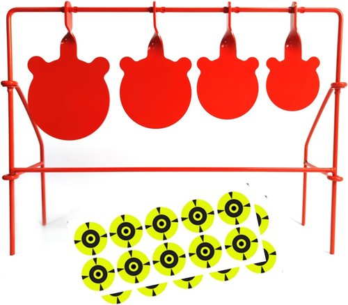 Atflbox BB Gun Target - Heavy Metal Spinning Gongs for Outdoor Shooting | 4 Sizes for .177 & .20 Caliber