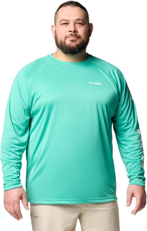 Columbia Men's PFG Terminal Tackle Shirt - Lightweight, Quick-Dry Fabric | Perfect for Fishing