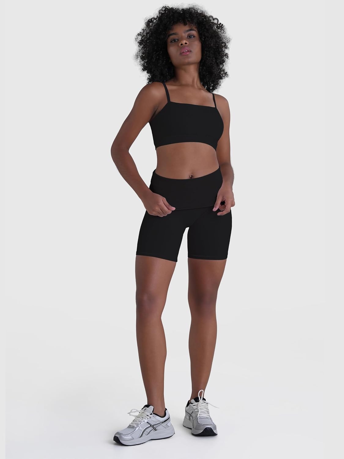 Sunzel High Waisted Biker Shorts - Tummy Control Compression for Women | Athletic Yoga Gym Wear