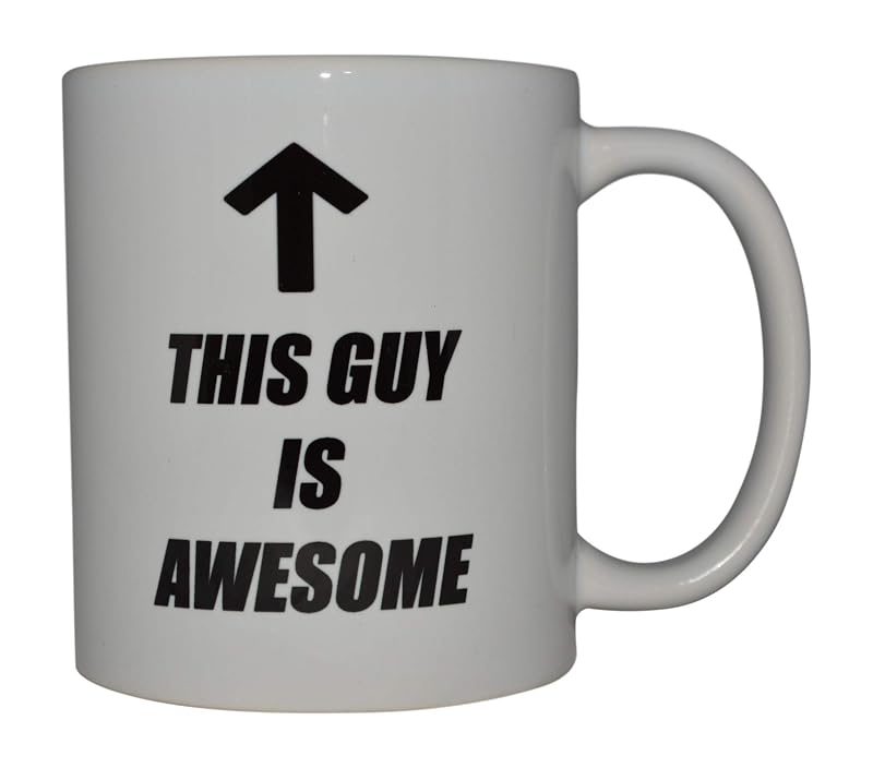 This Guy Is Awesome Funny Coffee Mug 11oz White Gift Idea Dad Brother Boyfriend