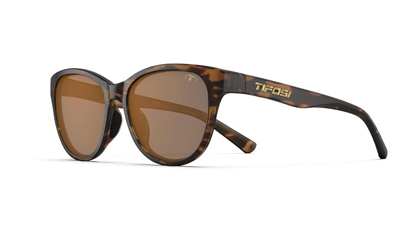 Tifosi Stella Cat-Eye Sunglasses - Java Tortoise Frame, Brown Lenses
