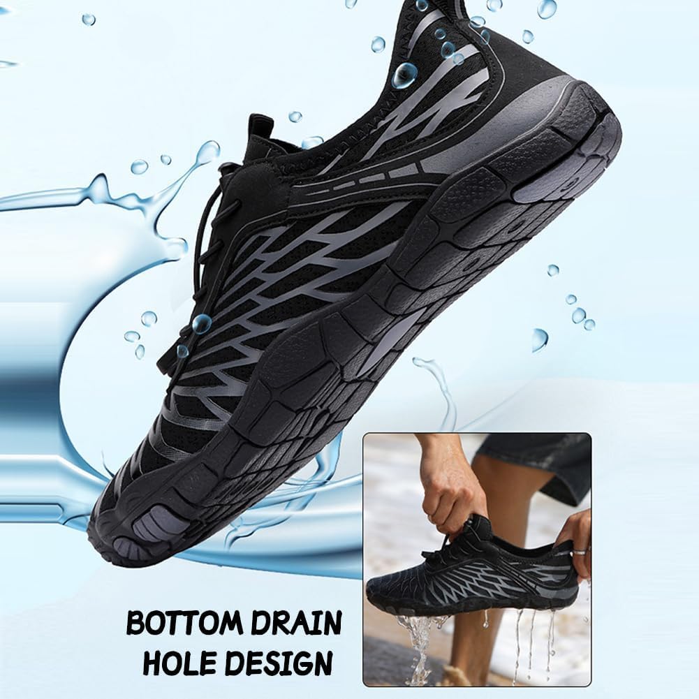 Skiennix Barefoot Shoes - Pro-Healthy Non-Slip Water Footwear for Men & Women | Wide Toe Sneakers