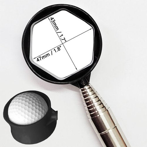 Auto-plaza 9 Feet Aluminum Alloy Golf Ball Retriever Telescopic Black for Water Golf Ball Picker Grabber Golf Accessories (1)