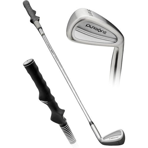 PureOne PureGrip™ Golf Training Aid Club – Right-Handed Swing Trainer with Small Club Head and Molded Grip for Consistency and Accuracy – Improve Muscle Memory, Grip Position, and Swing Tempo