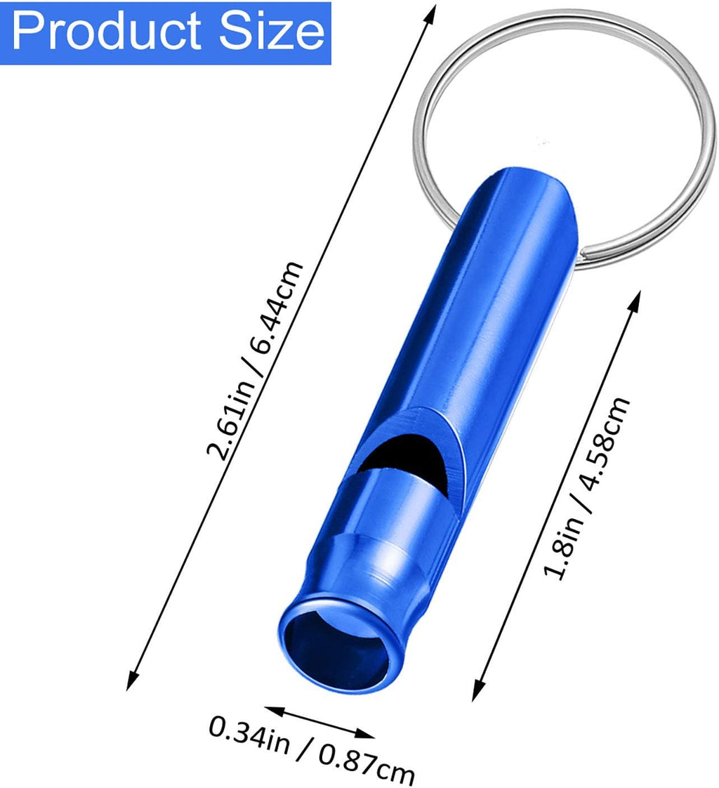 Sumind Emergency Whistle Keychain - 49-Piece Survival Set for Camping, Hiking & Boating | 7 Colors Available