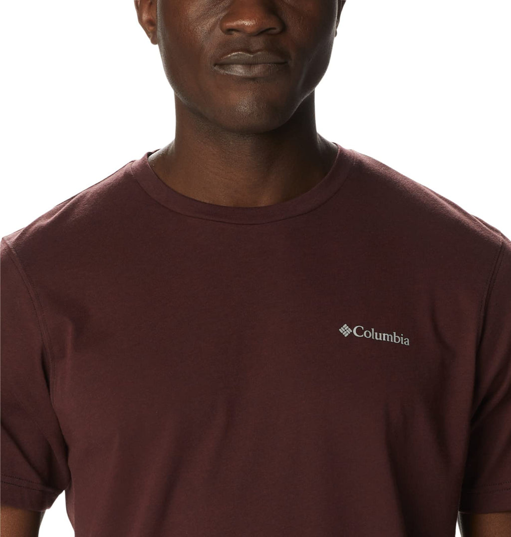 Columbia Men's Thistletown Hills Short Sleeve, Elderberry/Black, 4X Big