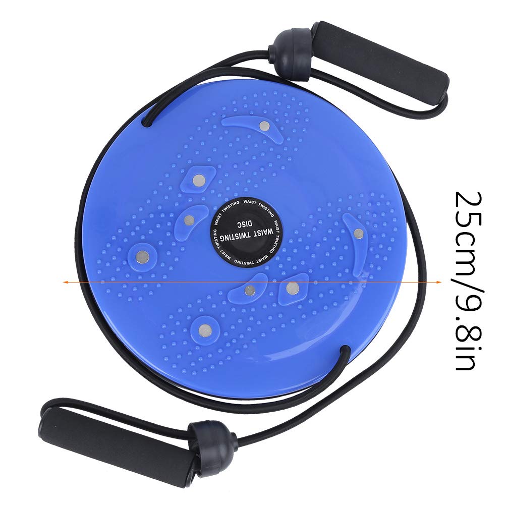 Twisting Disc Board, 25cm Waist Trainer for Fitness & Slimming, Exercise Twist Board with Pull Rope for Aerobic Workouts