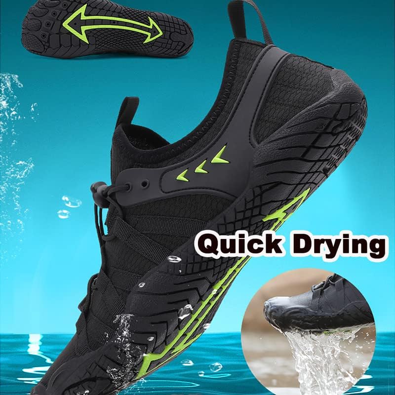 Skiennix Water Shoes - Quick Dry Barefoot Aqua Shoes for Men & Women | Ideal for Beach, Pool & River Activities
