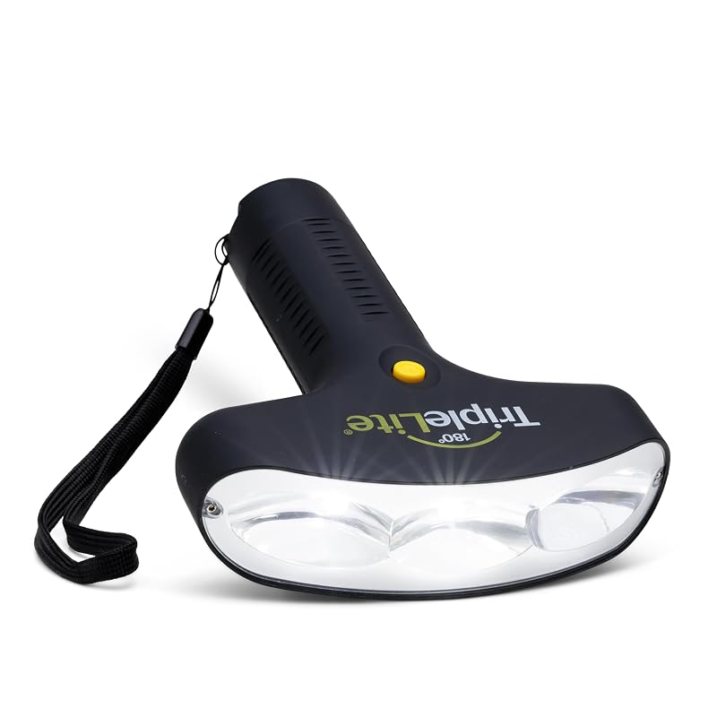 800 Lumen TripleLite TL800 Flashlight with 180° Wide Beam, Water & Drop Resistant