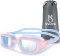 Vvinca Kids Swim Goggles - Anti-Fog UV Protection | Leak-Proof Pool Glasses for Ages 3-14