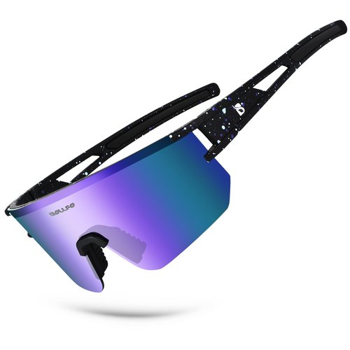 BOLLFO Polarized Sports Sunglasses,UV400 Protection Outdoor Glasses for Men Women Youth Baseball Cycling Running Driving Golf