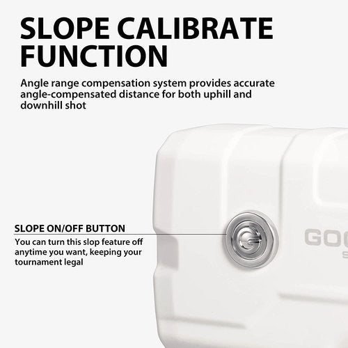 Gogogo Sport Vpro Golf Rangefinder 900 Yards Slope Laser Range Finder with Pinsensor & Flag-Lock, 6X Magnification, Pulse Tech (900 Yard with Slope Switch & Inside Magnet)