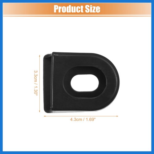 VekAuto 10 Pcs Silicone Bicycle Cycling Crank Boot Protectors Mountain Bike Sleeve Crank Arm Cover Protection Black Auto Accessories