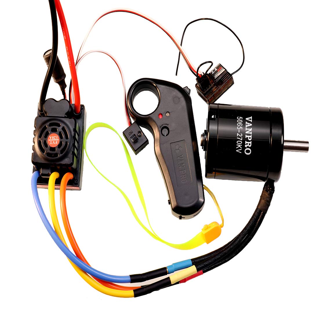 VANPRO Electric Skateboard DIY V2 Edition 2.4G mini Wireless Remote Control Receiver Transmit 80 Meters Away Wireless
