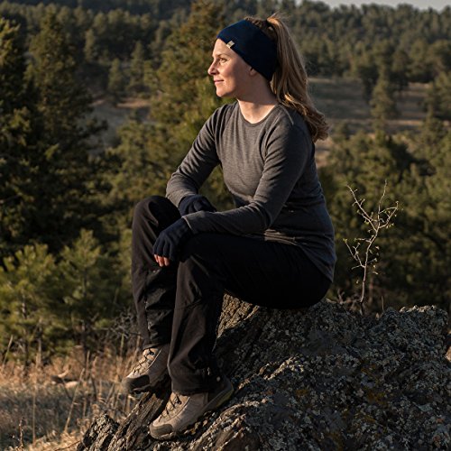 Minus33 3X-Large Merino Wool Women's Midweight Base Layer Crew - Charcoal Gray