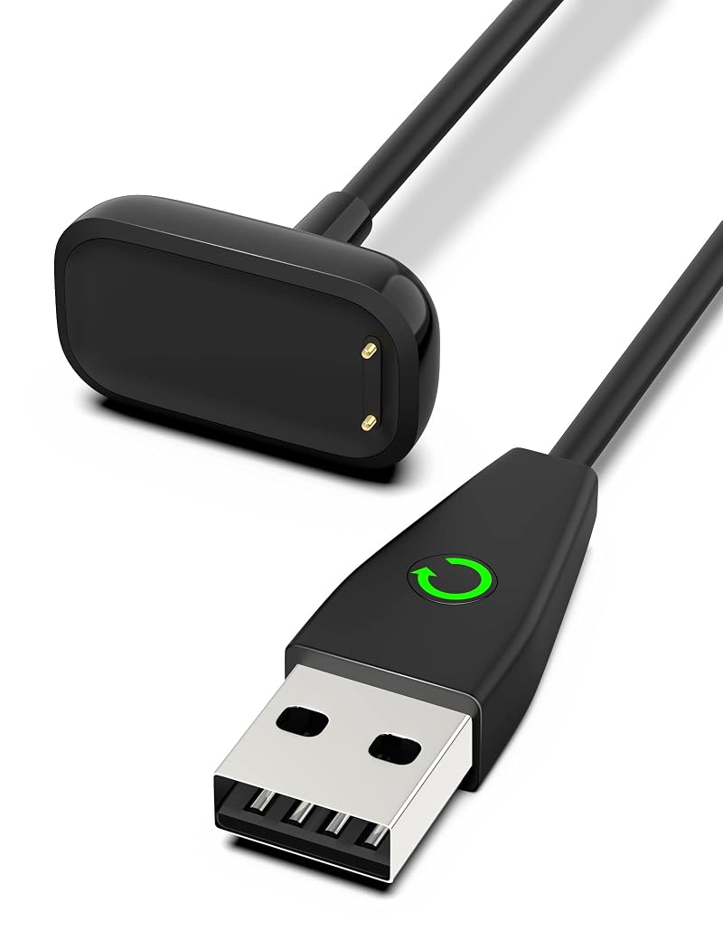 Charging Cable with Restart Button for Fitbit Charge 5 & Luxe