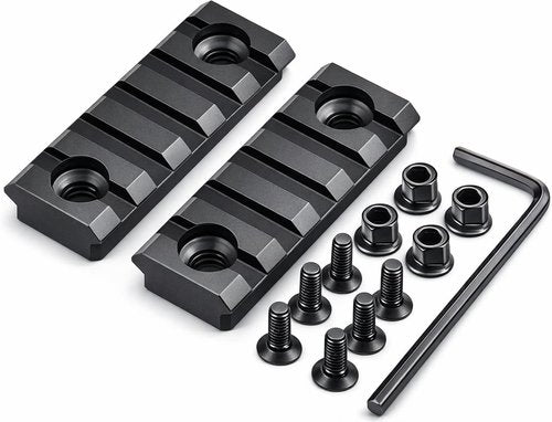 Gotical 5 Slots Aluminum KeyMod Rail Section - Durable Picatinny Rail for Enhanced Accessory Mounting