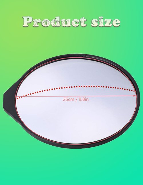 Golf Putting Mirror Training Aid Full Swing Analysis Tool Portable Golf Mirror with Non Slip Base for Stroke Alignment and Practice