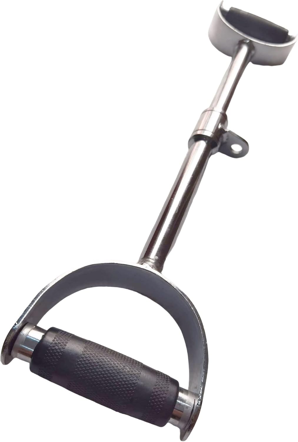 Qibylift Wide Grip Lat Pull Down Bar - V-Shaped Cable Attachment with Rubber Handgrips | Durable & Versatile