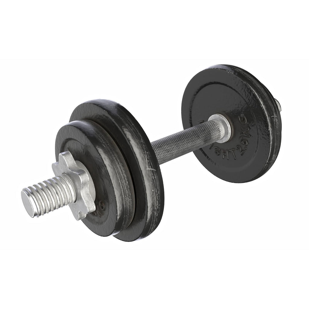 uxcell Dumbbell Hex Nut, 2Pcs M28 Anti-Slip Lock Collar Screw for Barbell Dumbbell Weight Lifting Silver