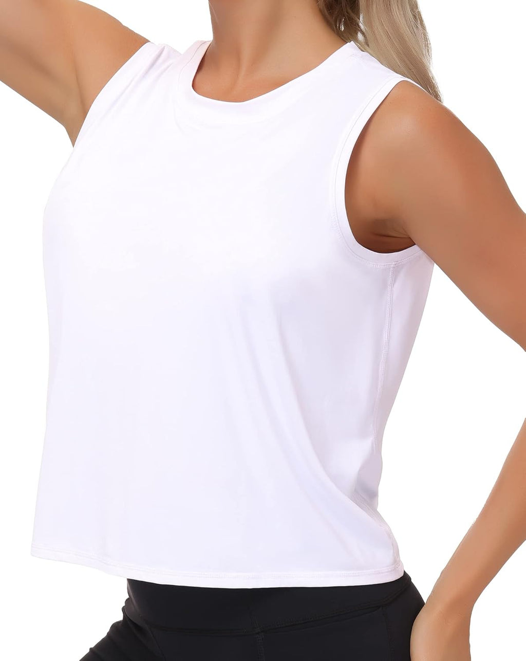 The Gym People Women's Workout Tops - Ice Silk Quick Dry Sleeveless Design for Ultimate Comfort